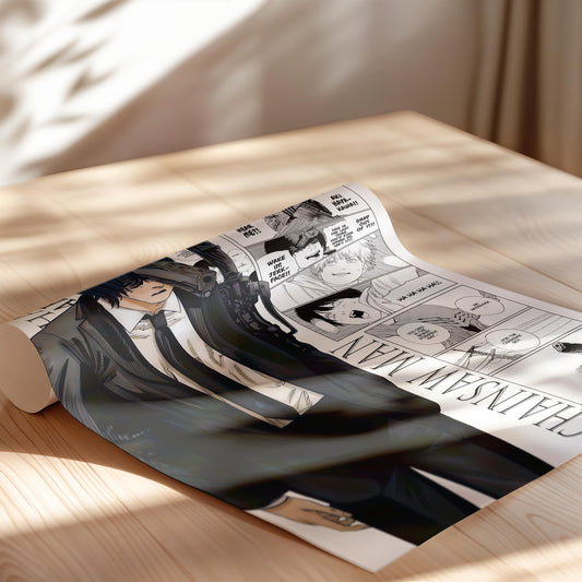 Aki Hayakawa Poster Matte, Chainsaw Man - Unframed Vertical Print