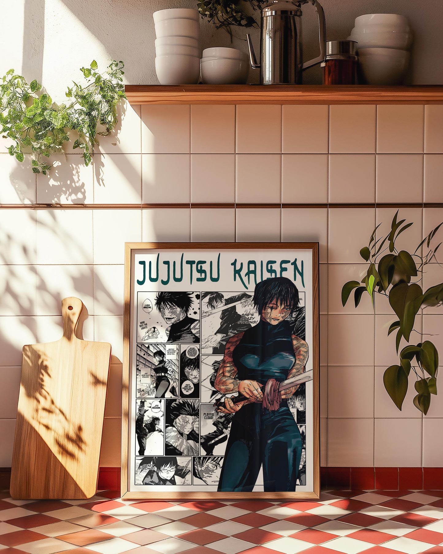 Maki Zenin Poster Matte, Jujutsu Kaisen - Unframed Vertical Print