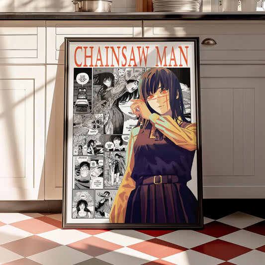 Yoru Poster Matte, Chainsaw Man - Unframed Vertical Print