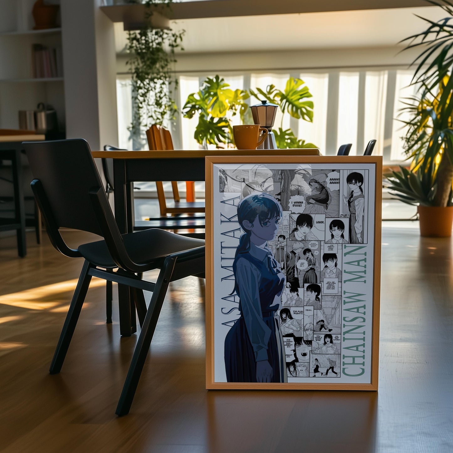 Asa Mitaka Poster Matte, Chainsaw Man - Unframed Vertical Print