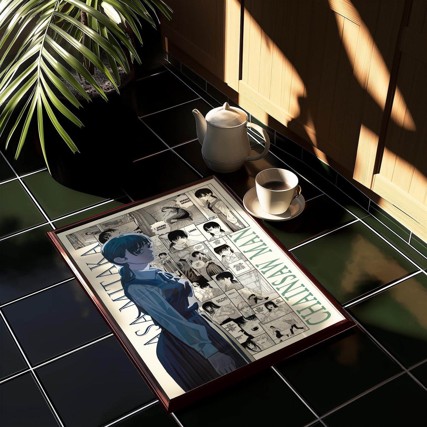 Asa Mitaka Poster Matte, Chainsaw Man - Unframed Vertical Print