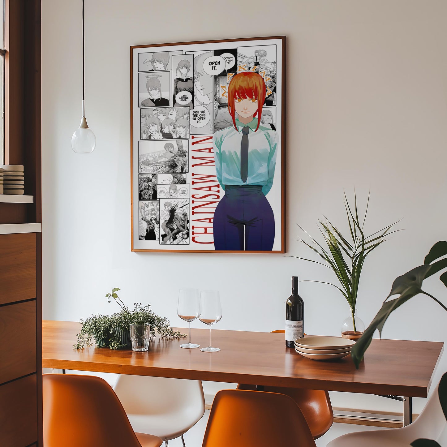 Makima Poster Matte, Chainsaw Man - Unframed Vertical Print