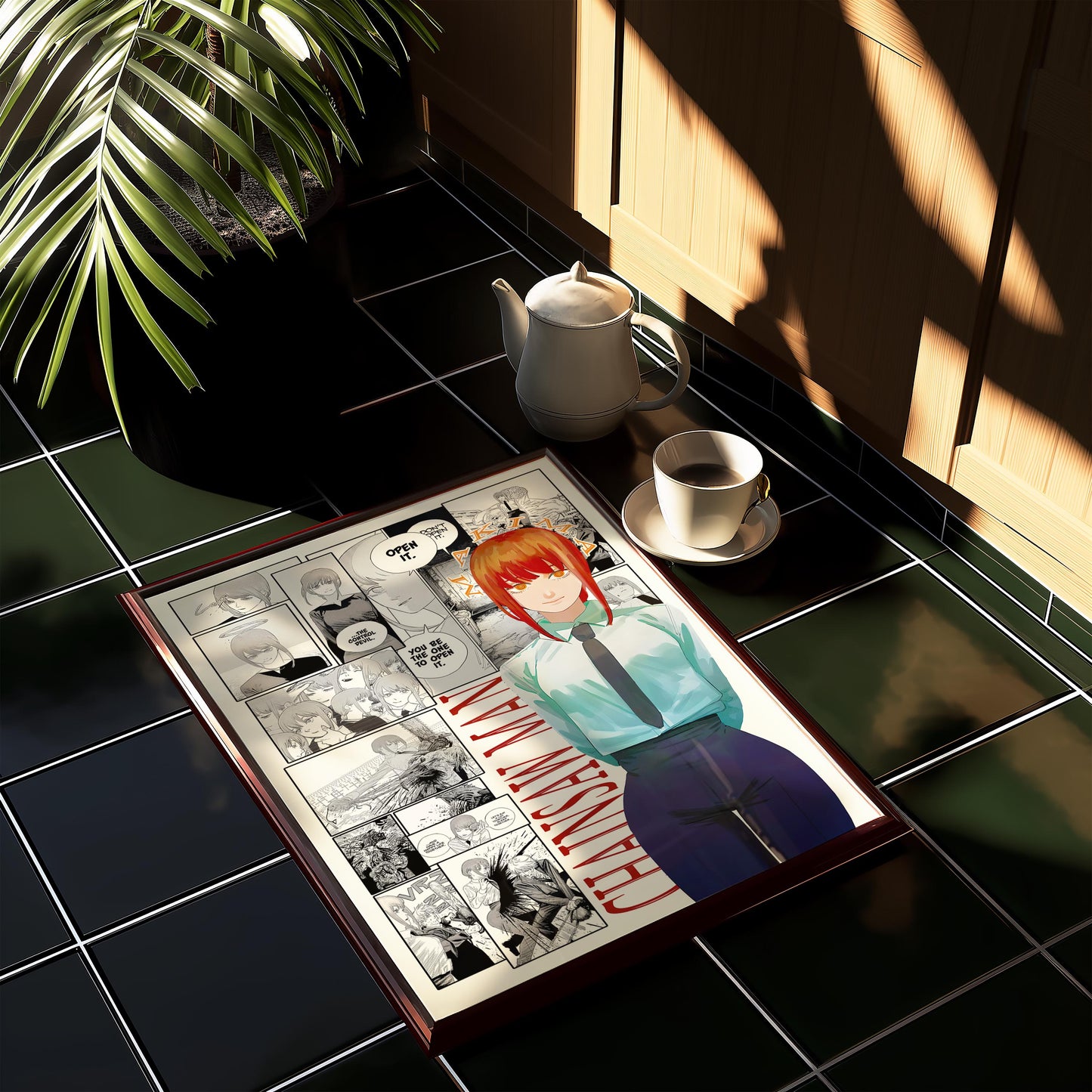 Makima Poster Matte, Chainsaw Man - Unframed Vertical Print