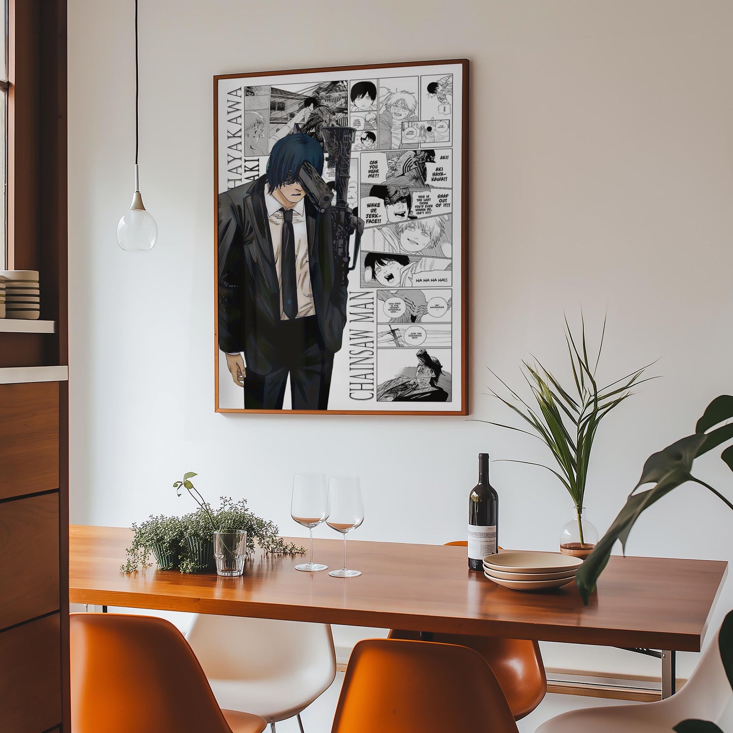 Aki Hayakawa Poster Matte, Chainsaw Man - Unframed Vertical Print