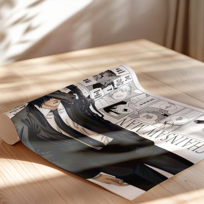 Aki Hayakawa Poster Matte, Chainsaw Man - Unframed Vertical Print