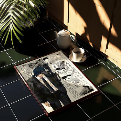 Aki Hayakawa Poster Matte, Chainsaw Man - Unframed Vertical Print