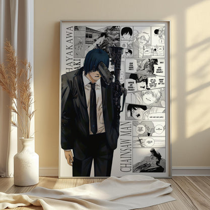 Aki Hayakawa Poster Matte, Chainsaw Man - Unframed Vertical Print