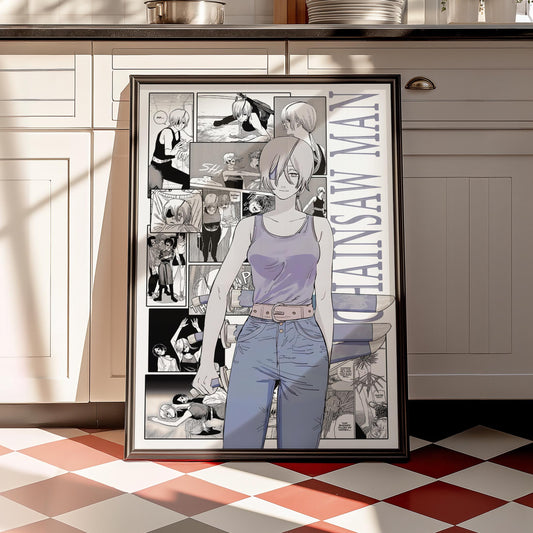 Quanxi Digital Print, Chainsaw Man - Instant Download