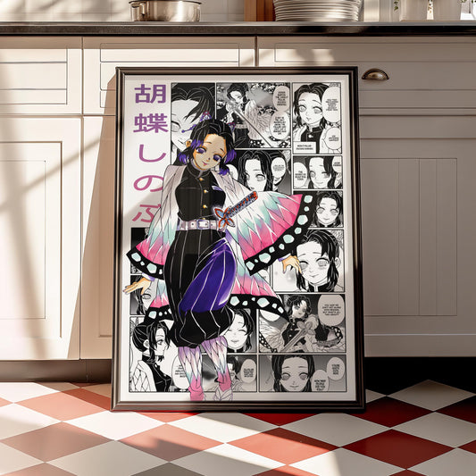 Shinobu Kocho Poster Matte, Demon Slayer - Unframed Vertical Print