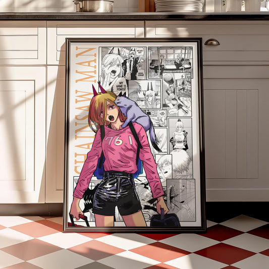 Power Digital Print, Chainsaw Man - Instant Download