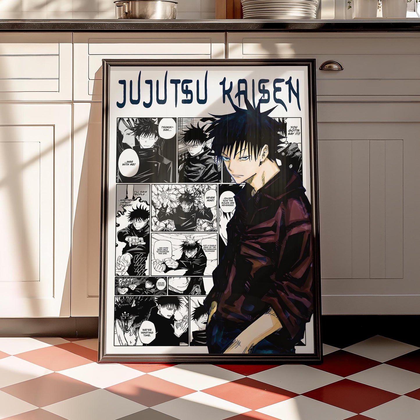 Megumi Fushiguro Digital Print, Jujutsu Kaisen - Instant Download