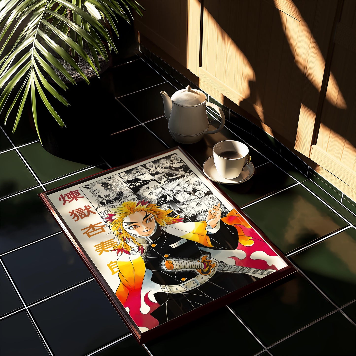 Kyojuro Rengoku Digital Print, Demon Slayer - Instant Download