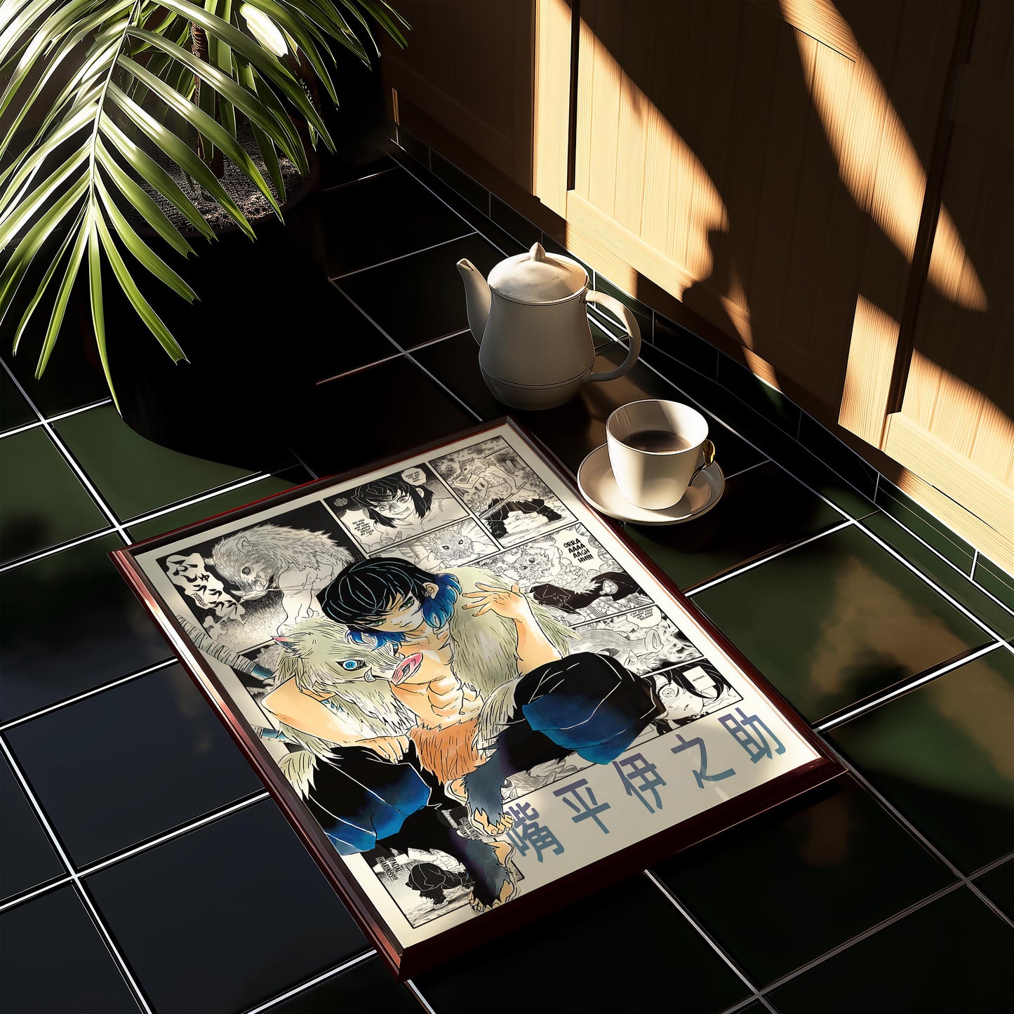 Inosuke Hashibira Poster Matte, Demon Slayer - Unframed Vertical Print