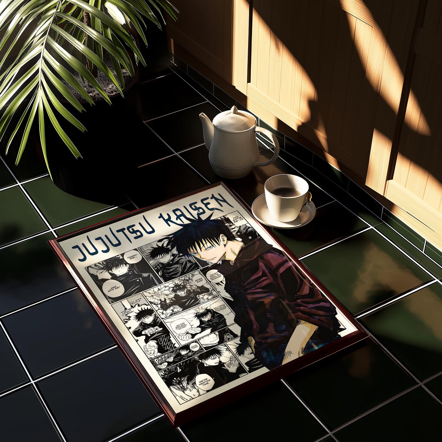 Megumi Fushiguro Digital Print, Jujutsu Kaisen - Instant Download