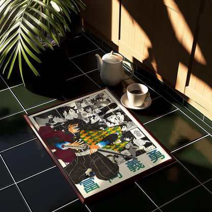 Giyu Tomioka Digital Print, Demon Slayer - Instant Download