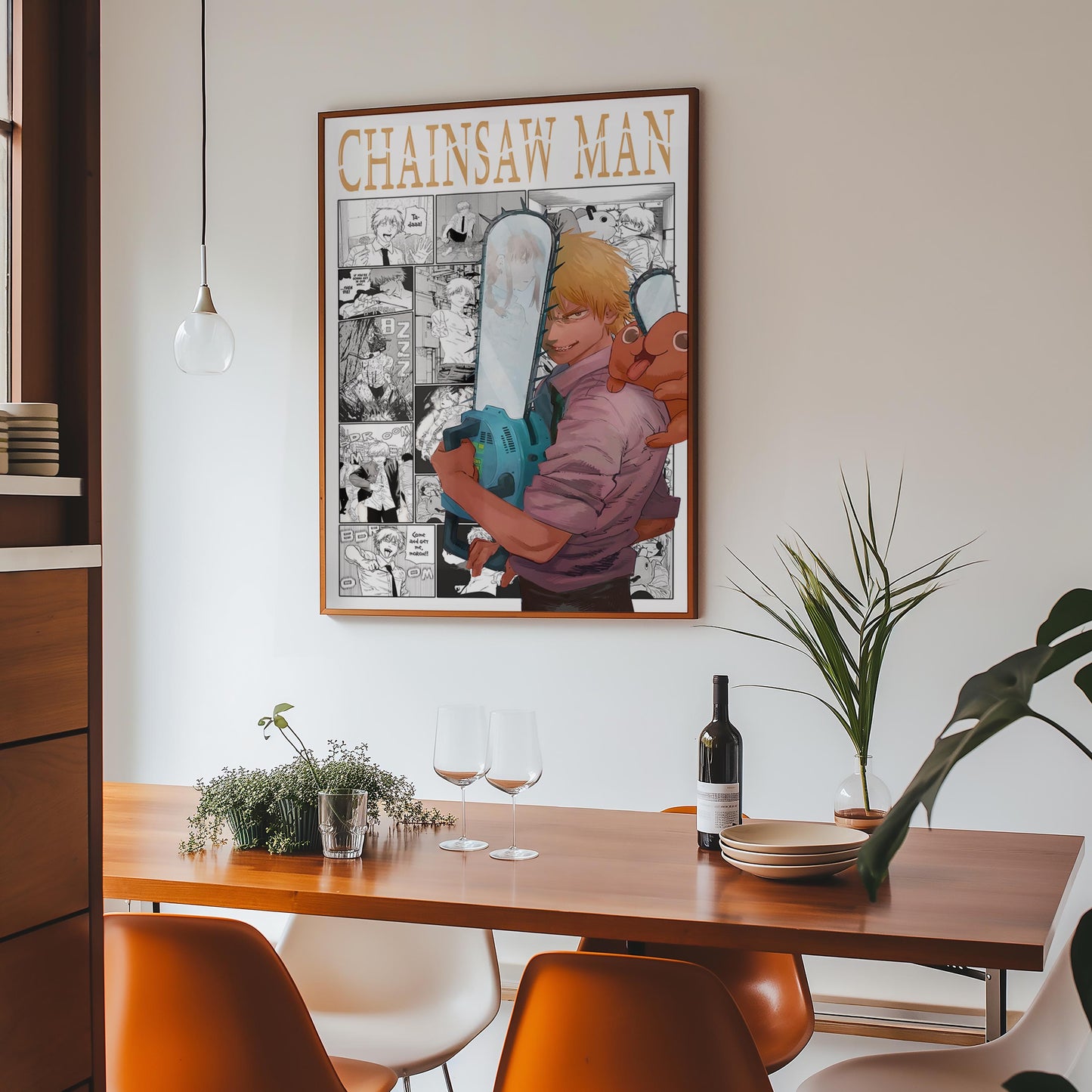 Denji & Pochita Digital Print, Chainsaw Man - Instant Download