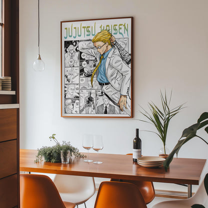 Kento Nanami Poster Matte, Jujutsu Kaisen - Unframed Vertical Print