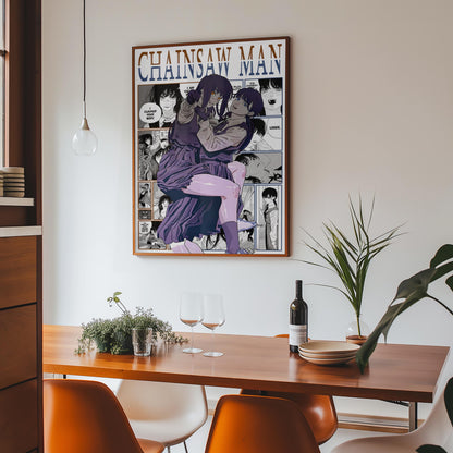 Asa & Yoru Digital Print, Chainsaw Man - Instant Download