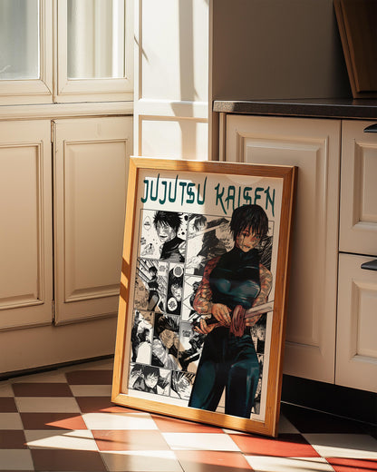 Maki Zenin Poster Matte, Jujutsu Kaisen - Unframed Vertical Print