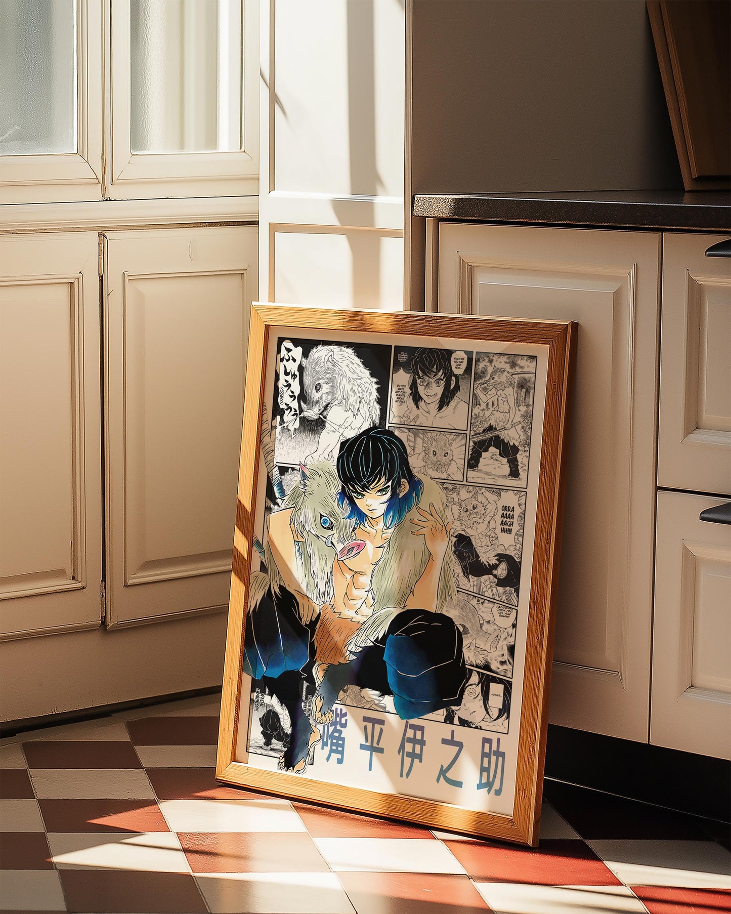 Inosuke Hashibira Digital Print, Demon Slayer - Instant Download