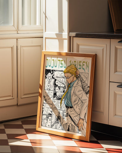 Kento Nanami Digital Print, Jujutsu Kaisen - Instant Download