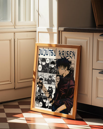 Megumi Fushiguro Digital Print, Jujutsu Kaisen - Instant Download