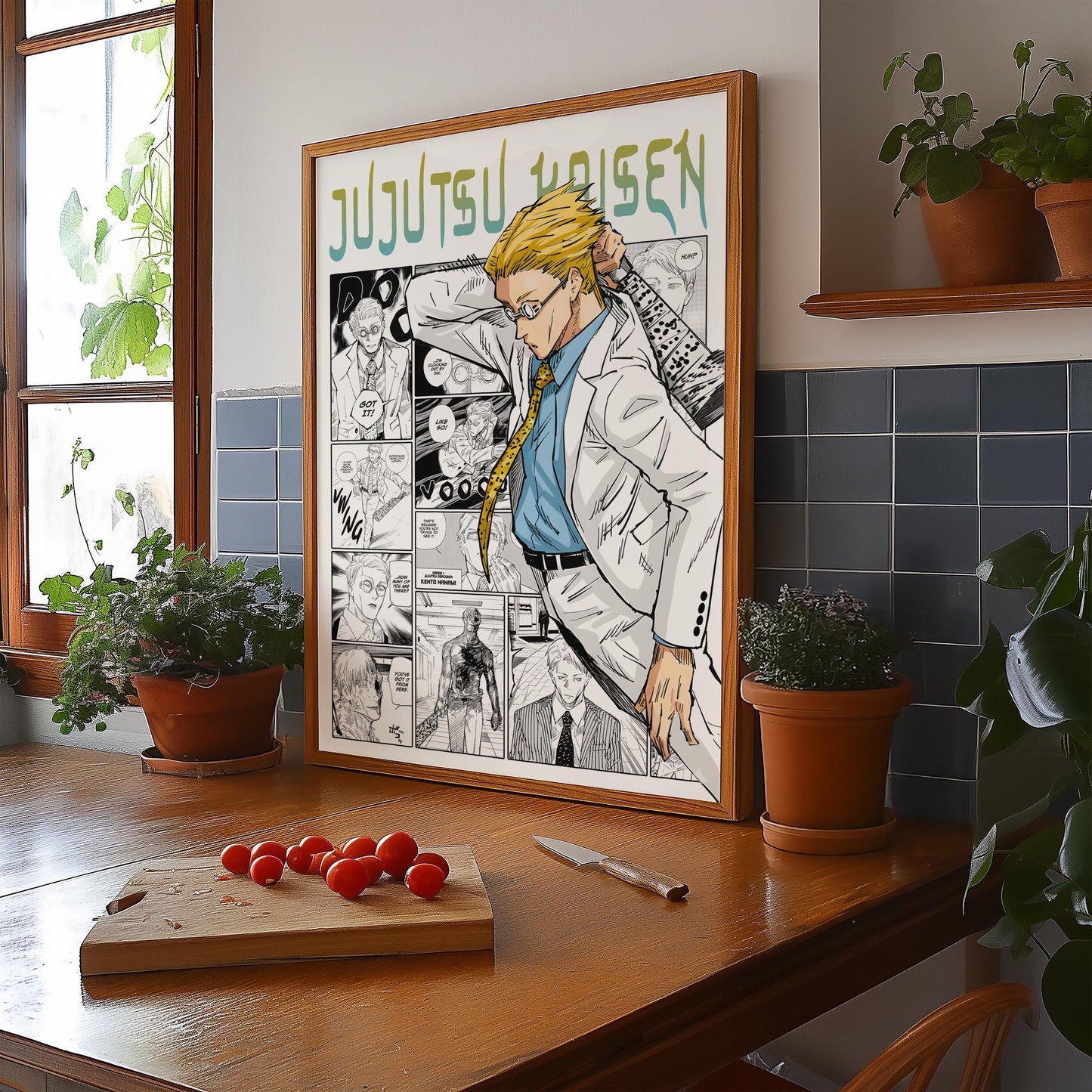 Kento Nanami Digital Print, Jujutsu Kaisen - Instant Download