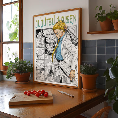 Kento Nanami Digital Print, Jujutsu Kaisen - Instant Download