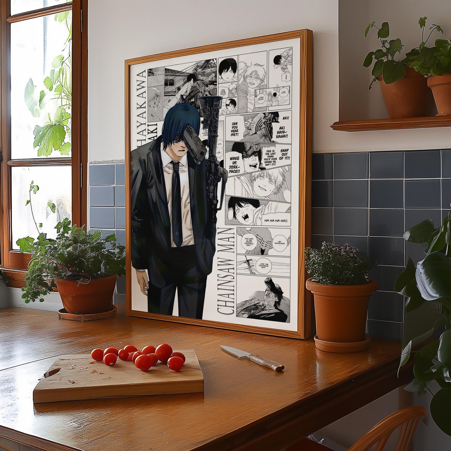 Aki Hayakawa Digital Print, Chainsaw Man - Instant Download