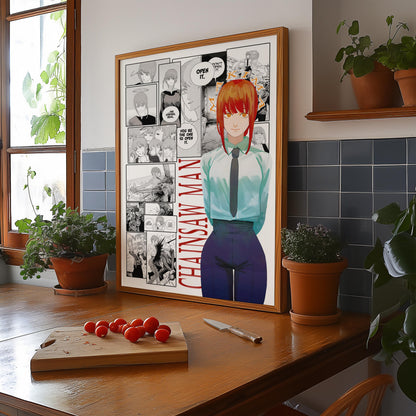 Makima Digital Print, Chainsaw Man - Instant Download