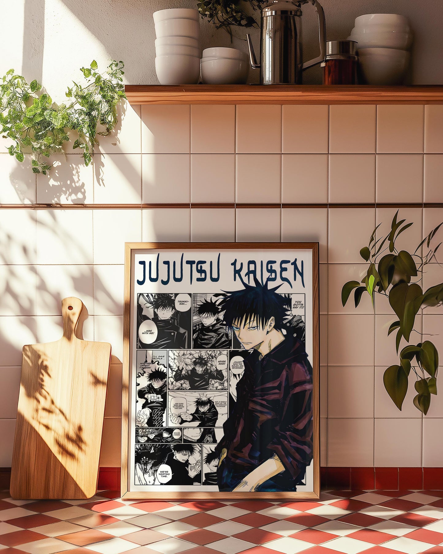 Megumi Fushiguro Digital Print, Jujutsu Kaisen - Instant Download