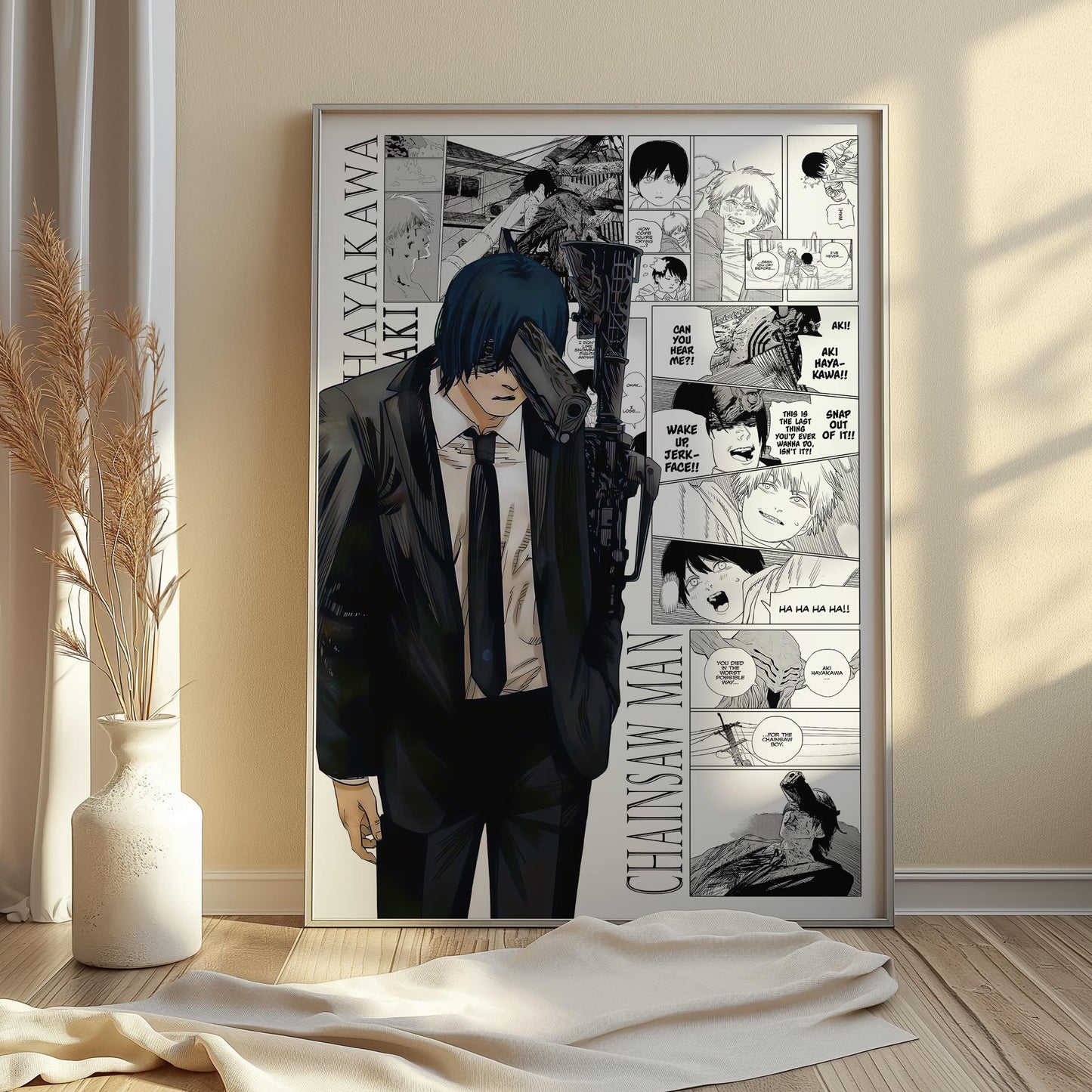 Aki Hayakawa Digital Print, Chainsaw Man - Instant Download