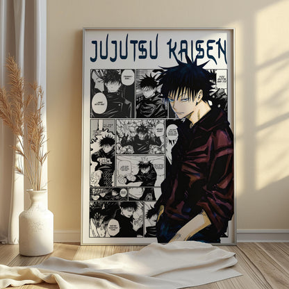 Megumi Fushiguro Digital Print, Jujutsu Kaisen - Instant Download