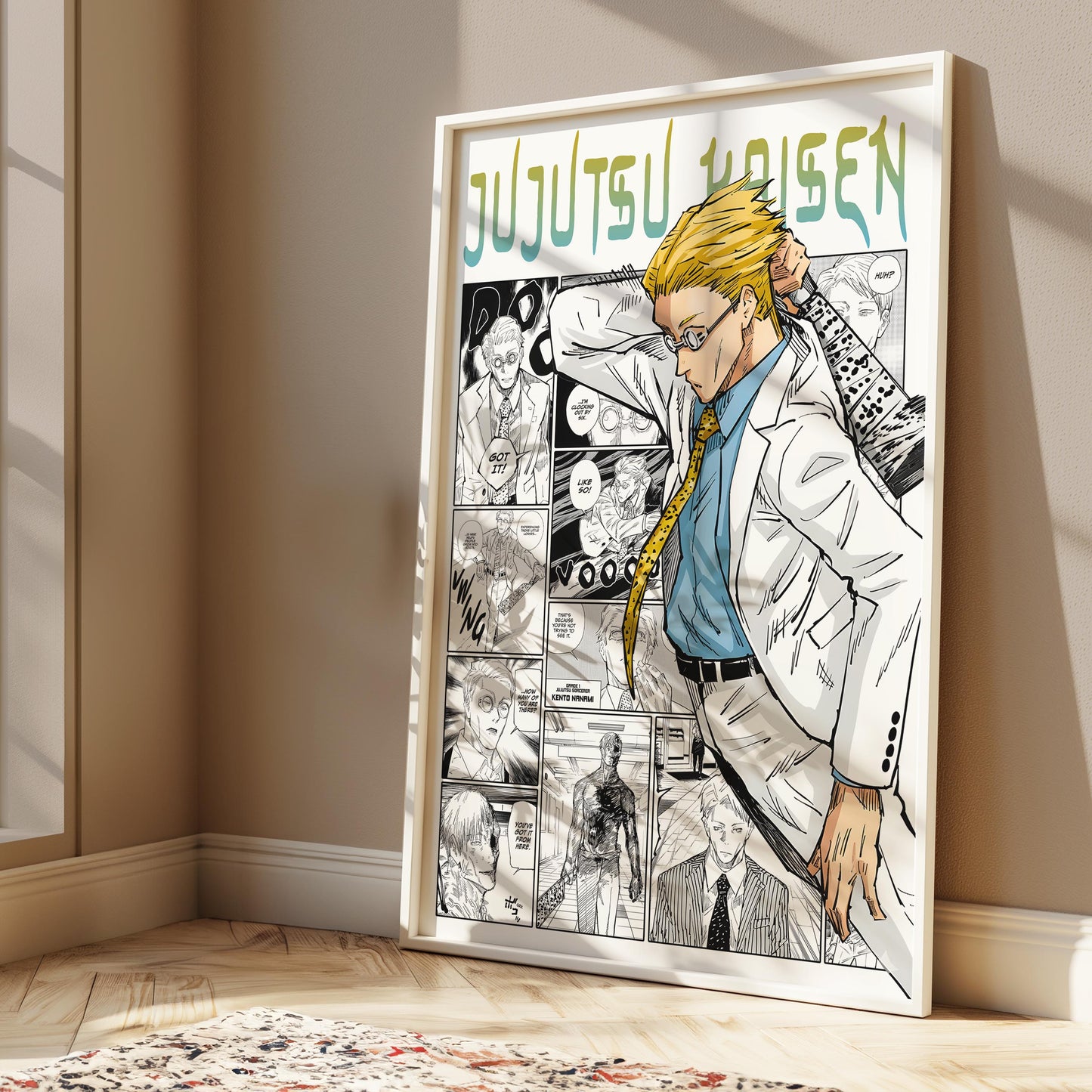 Kento Nanami Poster Matte, Jujutsu Kaisen - Unframed Vertical Print