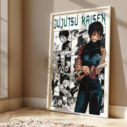 Maki Zenin Digital Print, Jujutsu Kaisen - Instant Download