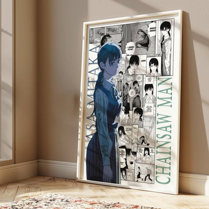 Asa Mitaka Digital Print, Chainsaw Man - Instant Download